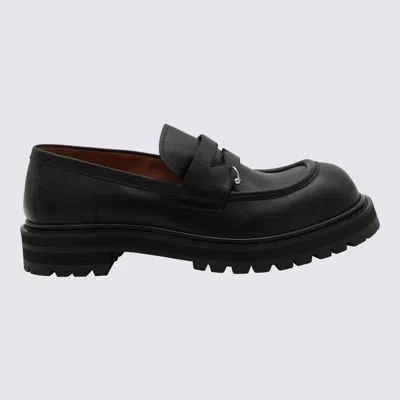 Marni Black Leather Loafers