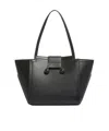 Marni Structured Black Calf Leather Handbag In Black