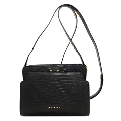 Pre-owned Marni Black Leather Shoulder Bag ()