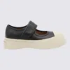 Marni Black Leather Sneakers In Black