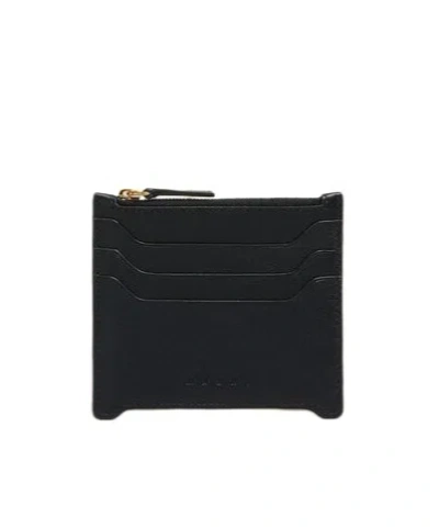 Marni Black Leather Trunkaroo Card Case