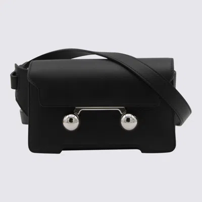 Marni Black Leather Trunkaroo Crossbody Bag