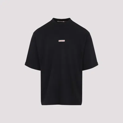 Marni Black Logo Crewneck T-shirt