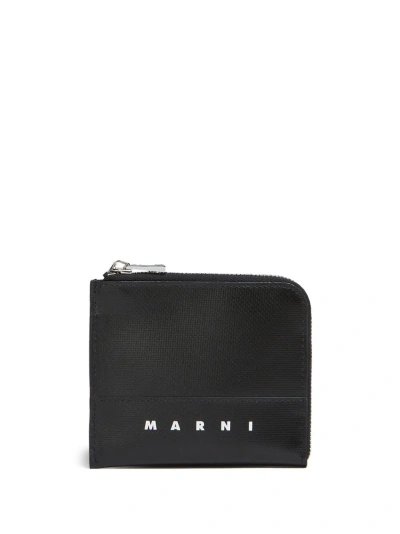 Marni Black Logo-print Purse