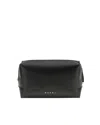 Marni Rectangular Crossbody Bag With Adjustable Strap In Black