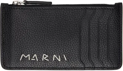 Marni Black '' Mending Card Holder In 00n99 Black