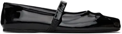 MARNI BLACK MARY JANE BALLERINA FLATS