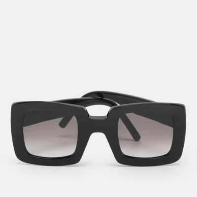 Pre-owned Marni Black Me625s Square Sunglasses
