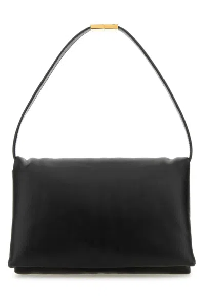 Marni Black Medium Prisma Shoulder Bag