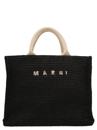 Marni Black Mini Tote Shopping Bag