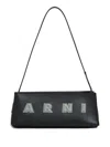 Marni Rectangular Leather Baguette Shoulder Strap