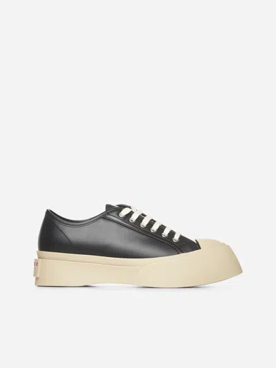 MARNI BLACK NAPPA LEATHER PABLO SNEAKERS