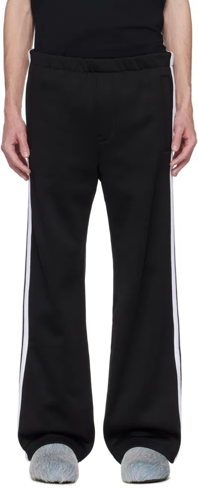 Marni Black Nylon Blend Sweatpants In 00n99 Black