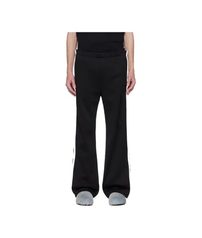 MARNI BLACK NYLON BLEND SWEATPANTS