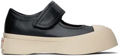 MARNI BLACK PABLO MARY JANE BALLERINA FLATS