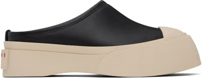 Marni Black Pablo Sabot Slip-on Loafers In 00n99 Black