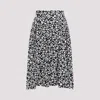 Marni Floral Print Midi Dress In Black