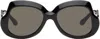 Shop Marni Black Quelyfish Sunglasses