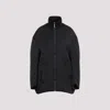 Marni Black Front Zipped Nylon Jacket In Black