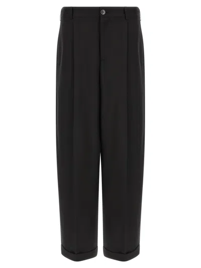 Marni Black Relaxed Pleated Pants