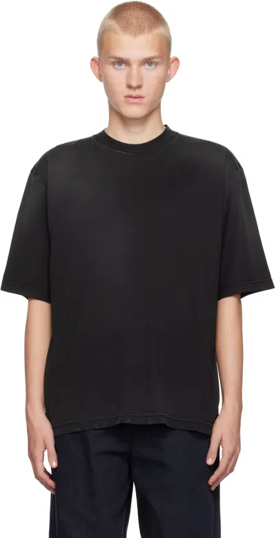 Marni Black Relaxed T-shirt In Omn99 Black