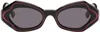 Marni Black Retrosuperfuture Edition Unlahand Sunglasses In Red