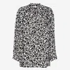 Marni Camicia In Seta Con Stampa Dillies Bianca E Nera In Black