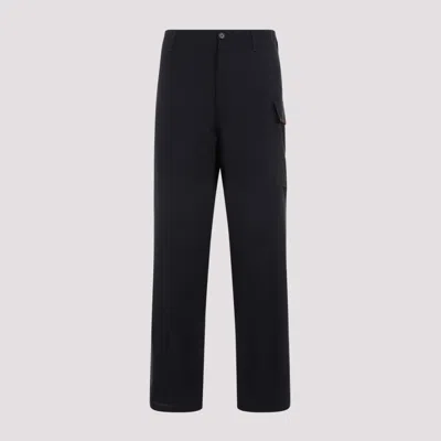 MARNI BLACK STRAIGHT LEG WOOL TROUSERS
