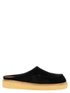 Marni Black Suede Slides In Black