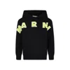 Marni Black Sweat-shirt For Kids With Logo In Black