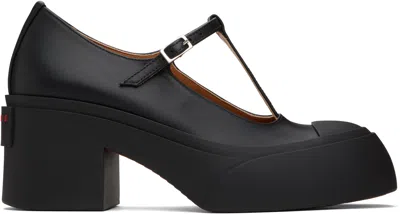 MARNI BLACK T-BAR MARY JANE PABLO HEELS