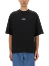 Marni Brand Label T-shirt In Black