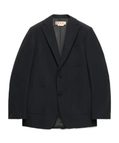 Marni Black Techno Wool Jacket