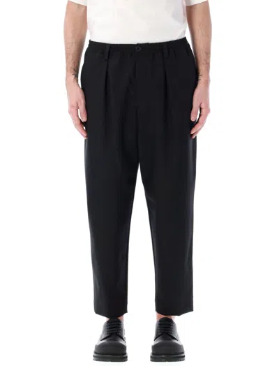 MARNI BLACK TROPICAL CROP PANTS
