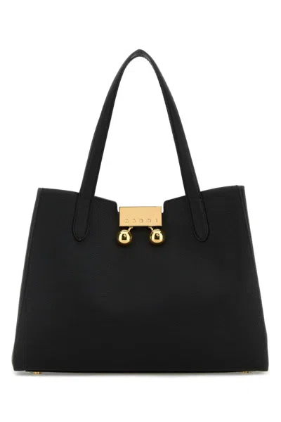 MARNI BLACK TRUNKAROO TOTE