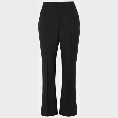 Pre-owned Marni Black Virgin Wool Flared Trousers Size 46