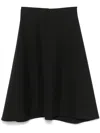 Marni A-line Midi Skirt In Black
