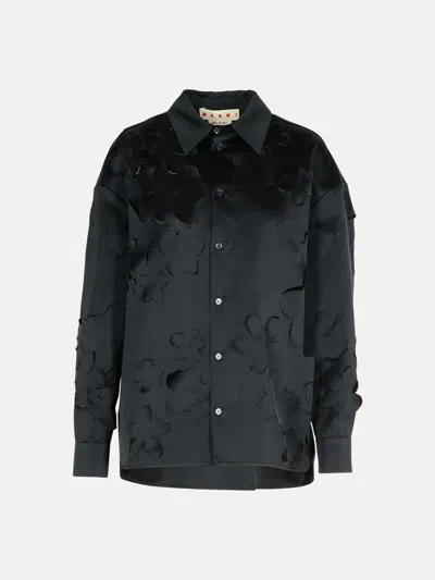 Marni Black Viscose Blend Shirt