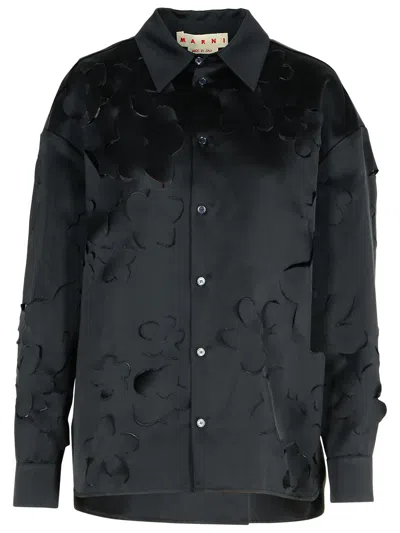 Marni Black Viscose Blend Shirt Women