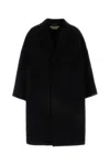 Marni Black Wool Blend Coat In Black