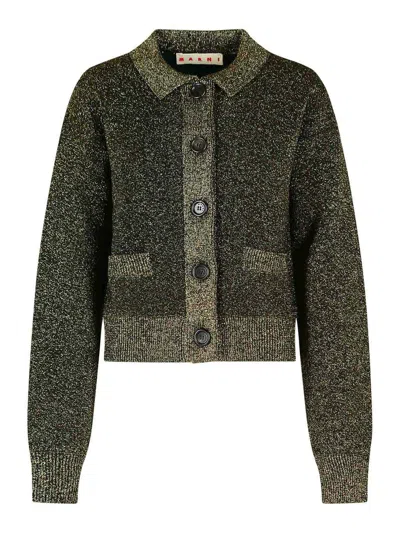 Marni Black Wool Cardigan