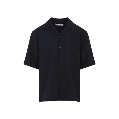 Marni Wool Shirt In Black