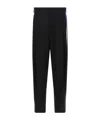 Marni Wool Trousers With Pleated Front And Side Stripe In Black