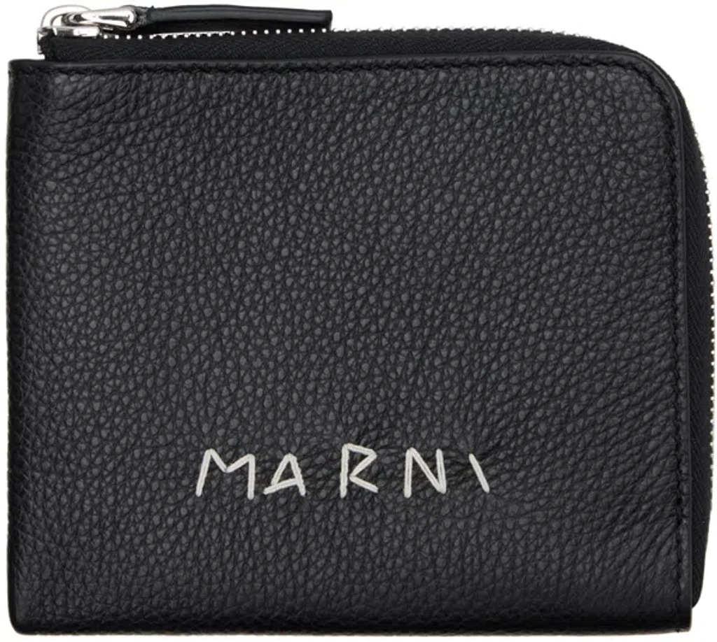 【新品未使用】MARNI ZIP AROUND WALLET Marni Black Zip-around Wallet | ModeSens