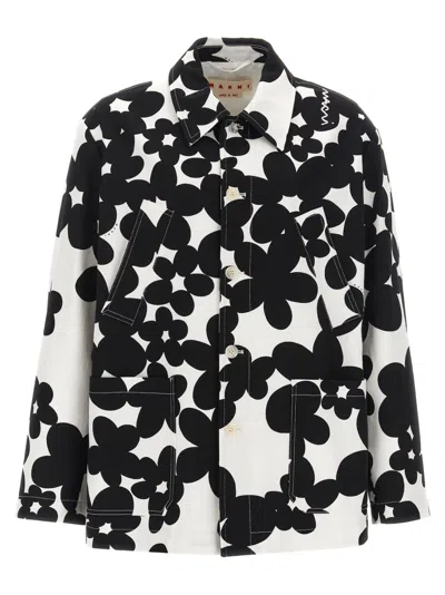MARNI BLACKWHITE DILLIES JACKET