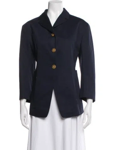 Pre-owned Marni Blazer In Blue