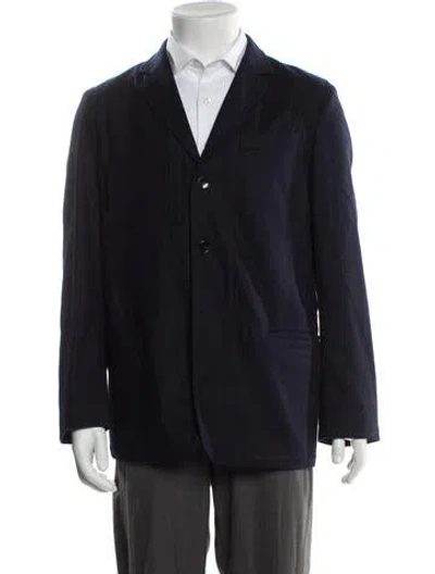 Pre-owned Marni Blazer In Blue