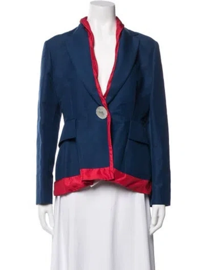 Pre-owned Marni Blazer In Blue