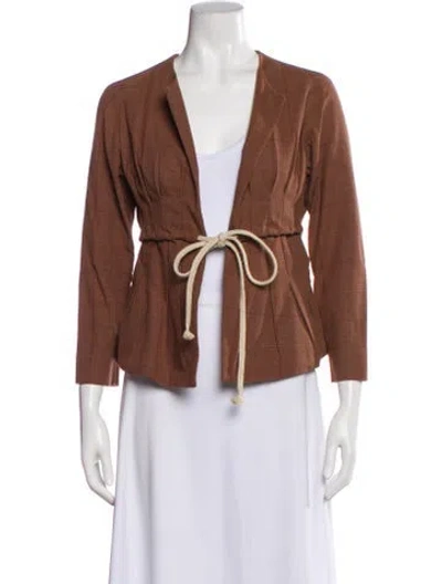 Pre-owned Marni Blazer In Brown