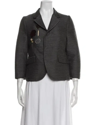 Pre-owned Marni Blazer In Gray